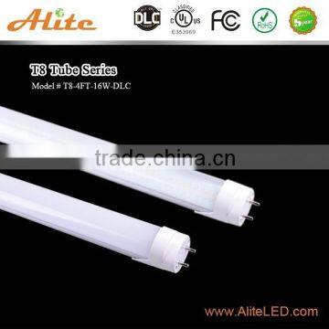 DLC 16w >1800lm UL T8 led florescent tube