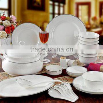 56 pcs Portuguese Grace Design Ceramic Dinnerware Set