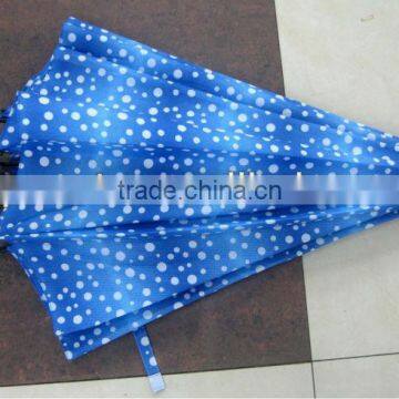 Gradient Clear Blue Polka Dot Umbrella