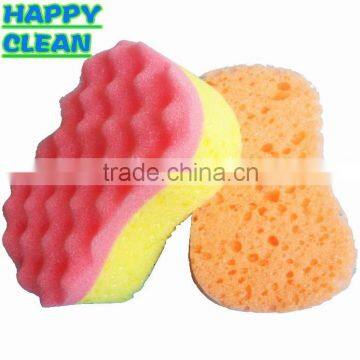 Colorful Wave 8 Shaped Bath Sponge / Lovely Shower Sponge