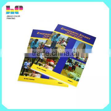 Professional color design books printing with perfect binding