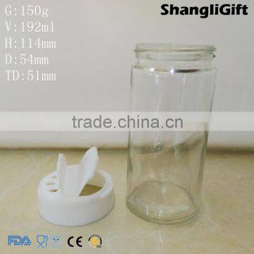 190ml Glass Spice Bottle With Plastic Cap Bottles