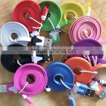 Slim Flat Electric Data Connector Micro USB Cable photo-4