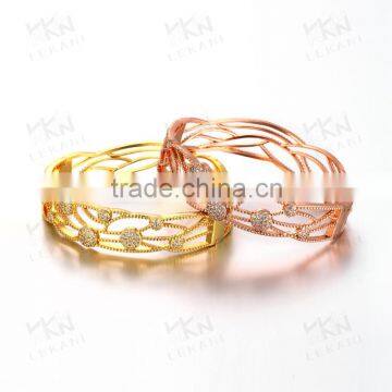 fashion 2015 new arrivals yellow gold plated 18K gold bracelet