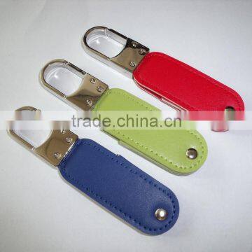 keychain leather USB drive