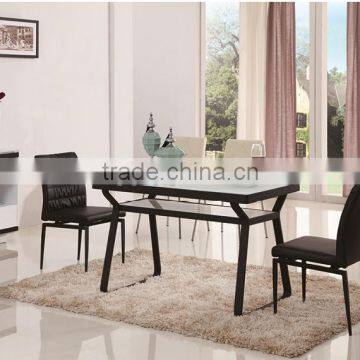 Home furniture set plexiglass dining table and chair set