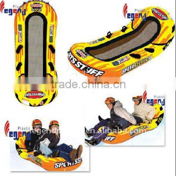 Inflatable snow sledge