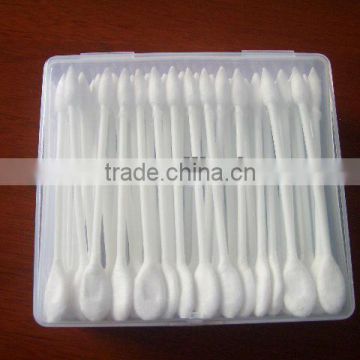 manufactuer of cotton tips in square box (200pcs)