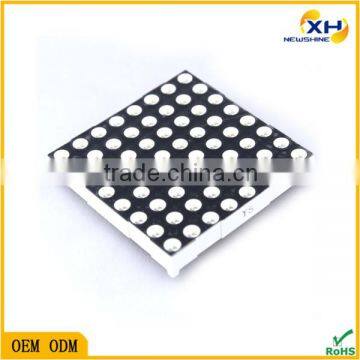 Free Sample Indoor Outdoor using High Brightness 8x8 dot matrix, 8x8 3mm rgb led matrix