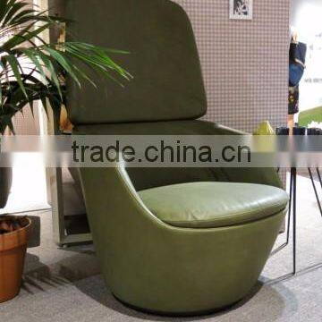 Colourful leisure legless chair sofa Single seater leather sofa chair