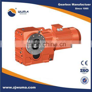 foot mounted helical bevel speed reducer