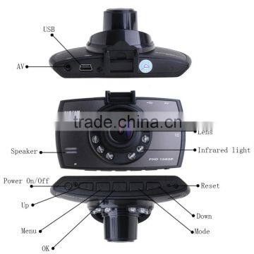 2.7 inch screen dash camera CE FCC Rohs approval 1080P full hd dash cam