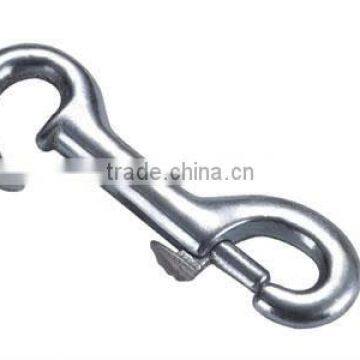 ZINC PLATED OPEN EYE DIE CAST SNAP HOOK