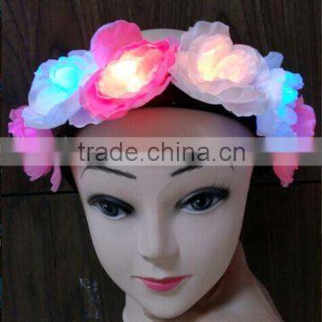 hot sell beautiful Glowing flower hairpin