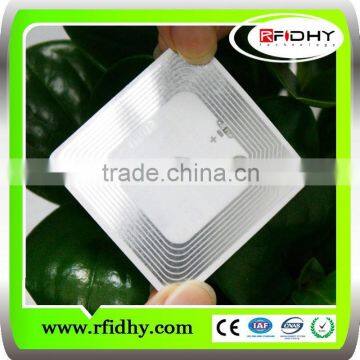 Free samples 3*8 layout 13.56mhz fudan f08 rfid inlay/rfid wet inlay