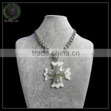 2015 handmade cross fashion necklace