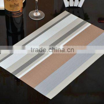 stripe pvc kitchen table mat