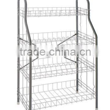 Fashionable 4 Tier iron wire dish holder