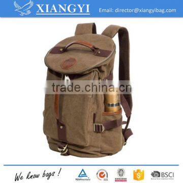 Vintage Canvas Large Capacity Bag Backpack Hiking Travel Shoulders Bag