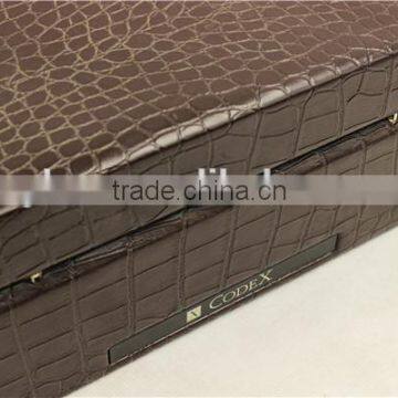 Black Luxury Watch Box PU Leather Single Watch Box photo-5