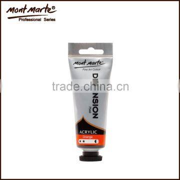 Professional Non Toxic Orange Colour 75 ml Artist Acrylic Paints