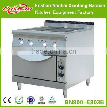 Restaurant Cooking Equipment Combination Electric Hot Plate Cooker With Oven BN900-E810B