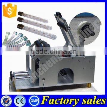 PLC Controlled manual 1ml ampoule labeling machine,manual labeling machine