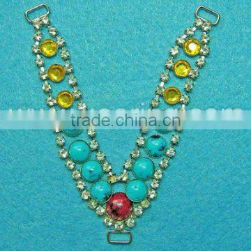 cham pendant rhinestone buckle WCK-103