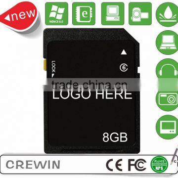 Factory oem 2gb 4gb 8gb 16gb 32gb 64gb sd card class10 full storage high speed made in taiwan