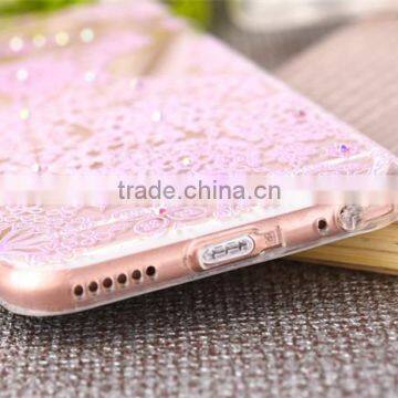 for Iphone 6 6s Clear Tpu Case Diamond Luxury Design