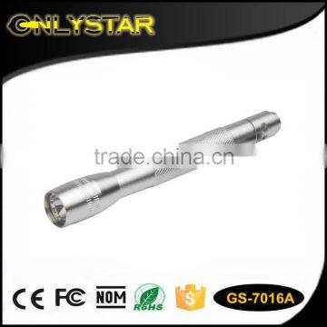 Onlystar GS-7016A aluminum led bright light 2 aaa flashlight