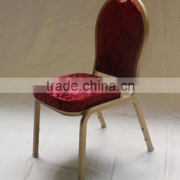 Stacking Hotel Gold Aluminum Banquet Chair
