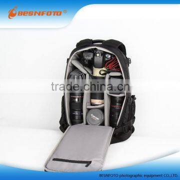 Black Pro Camera bag New Pattern DSLR Bag Waterpoof Backpack