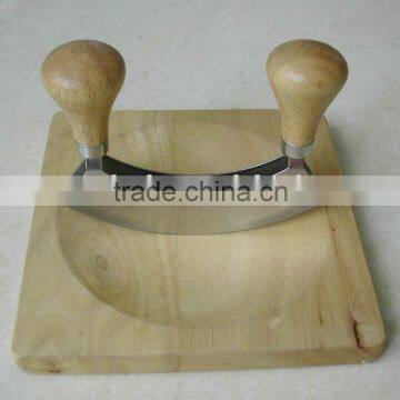 Herb chopper with chopping board set