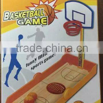 Hot selling folding basketball game set mini sport baskethall toy cheapest price