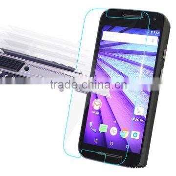 PREMIUM TEMPERED GLASS SCREEN PROTECTOR FILM FOR Motorola Moto G 3rd