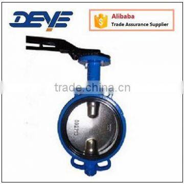 Double Shaft without Pin type Wafer Butterfly Valve Soft Seat