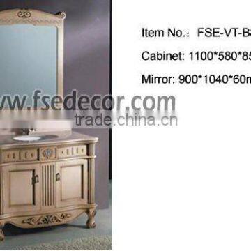 Classic Marble Countertop Bathroom Furniture Cabinets