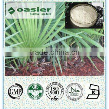 Natural Manufacturer Supply saw palmetto extract 20%-45% Fatty acids By GC