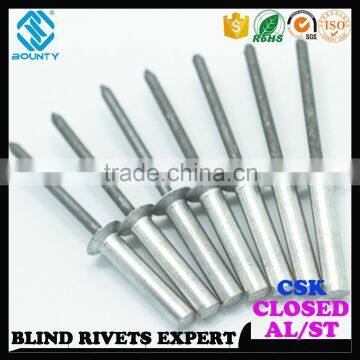 TOP QUALITY DIN EN ISO 15974 ALU/ST COUNTERSUNK HEAD SEALED BLIND RIVETS photo-3