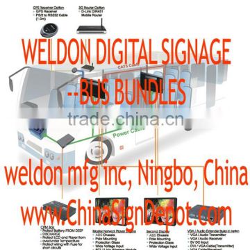 WELDON Digital Signage-BUS BUNDLES,digital signage, advertising player