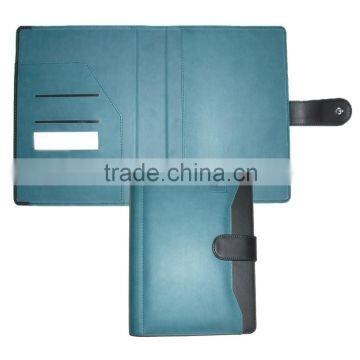 Custom Logo A4 Size Folder Cover Leather Cover