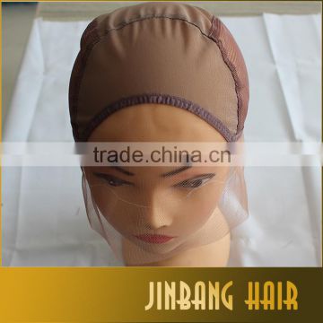 Lace Front Wig Cap Base for Making Wigs with Adjustable Strap Half Machine Made Half Hand Made