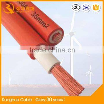 VDE Standard Leading wire PVC/Rubber insulation and sheath 95mm2 copper/aluminium conductor electric welding machine cable