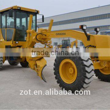 SDLG-VOLVO 200HP G8200 motor grader with Shanghai/cummins engine ZF6WG180 transmission