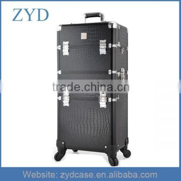 Best Quality Aluminum Makeup Case Wholesale Hard ABS Trolley Cases ZYD-HZ82211