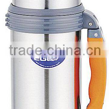 2014 hot sale double wall stainless steel travel pot with handle 500ML 750ML 1000ML