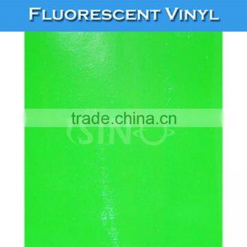 SINO PVC Fluorescent Tape Advertising Sign Self Adhesive Vinyl Film