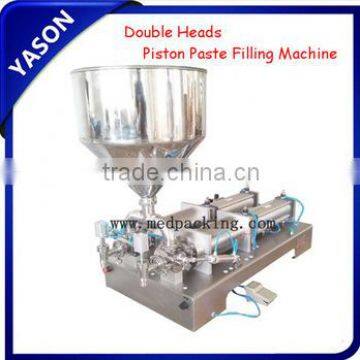 Stainless Steel Piston Double Heads Paste Filling Machine