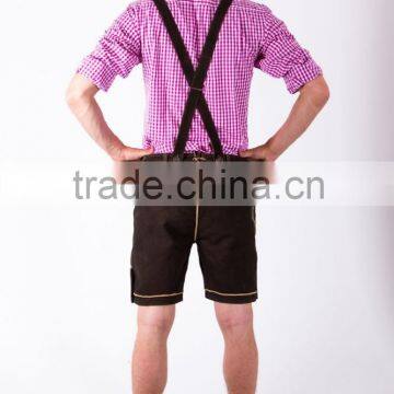 Lederhosen Custome/German Bavarian Lederhosen, Trachten Lederhosen,Short Lederhosen photo-2